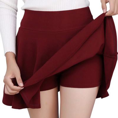 China Breathable Shirt Partner Mini Skirt Dancing Running Black Soft Sexy Solid Shorts Mini Skirt Dress for sale