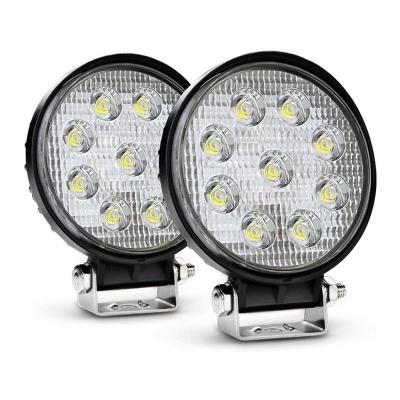 China Automobile Lamp 9LED 27W Work Light 12V 24V Car Around LED Spotlight For Truck Off Road for sale