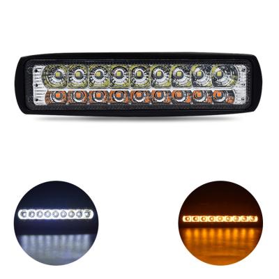 China Automobile Lamp Manufacturers Direct Two Row LED Strip Lights Car Modified 18 Lights 54W Car LED Work Lights For Truck for sale