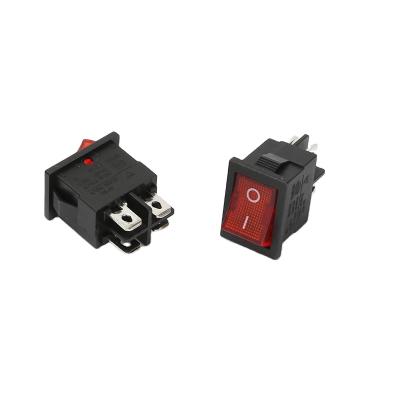 China T85 4 Pin Rocker Switches On-Off With Light Hair Dryer Rocker Switch For Game Machine Universal Switch for sale