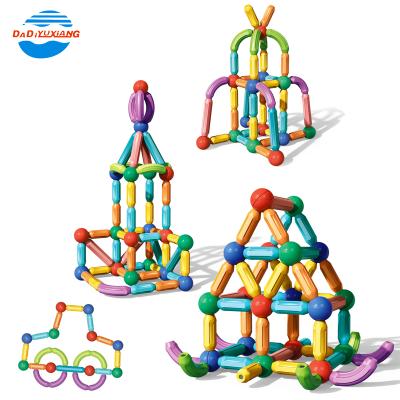 China Wholesale Toy DADI OEM&ODM DIY 64PCS Children Educational Toy Magnetic Stick Toys Magnetic Building Sticks Blocks Toys for sale