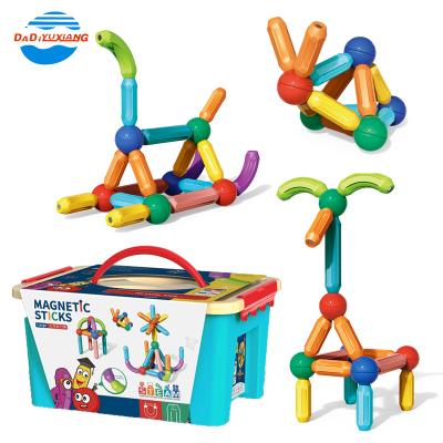 China Popular Building Toy DADI OEM&ODM Amazon Rod 32PCS Magnet Building Toys Children Toy Magnetic Stick Toy for sale