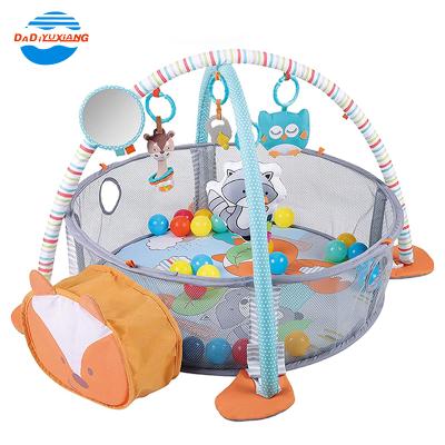 China Educational DADI Toy OEM&ODM Best Selling 3 IN 1 Set Baby Mat Round Baby Activity Playmat for sale