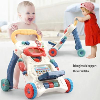 China 2021 DADI Factory OEM&ODM Music Toy Baby Learning Walker Simple Baby Trolley Multifunctional Baby Walker for sale