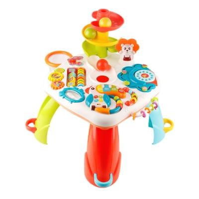 China 2021 New Baby's Toy Educational Activity Table Baby Learning Multifunctional Music Toy Electric Toddler Playing Toy for sale