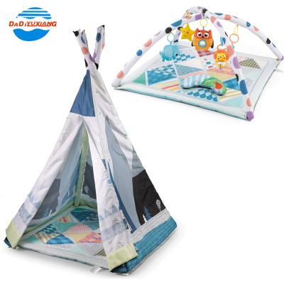 China Toy DADI Factory Custom Wholesale Baby Play Tent Soft Mat 2021 Kids Play Tent Indoor Baby Tent Room for sale