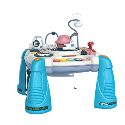 China Early Educational Plastic Baby Toy Baby Music Education Center Machine Game Table Toys for sale