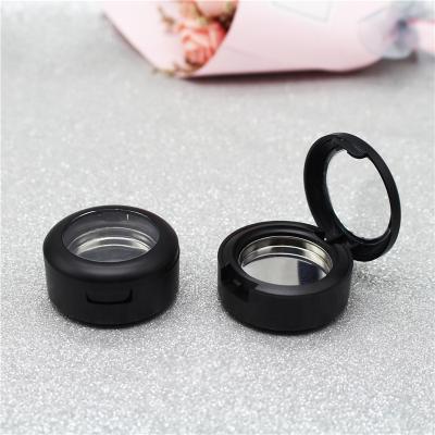 China 38mm Recyclable Single Plastic Container Pallet Container Pan Glass Eyeshadow Empty Magnetic for sale