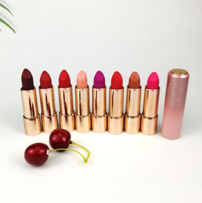 China 2020 Wholesale Private Label Vegan Nude Lipstick Waterproof Matte Lipstick Matte Nude Lipstick for sale