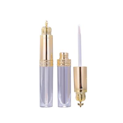 China Custom Logo Packaging Clear Empty Lipgloss Tube 8ml DIY Cosmetic Private Label With Brush Multicolor Lip Gloss Tube for sale