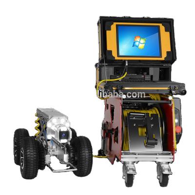 China Municipal CCTV Video Mainline Inspection With Pan And Tilt Camera 12.1 Inch Head 300mm-2000mm Pipe Inspection Robot for sale