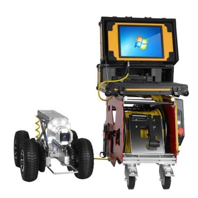 China Motorized Lifting Underground Rig High Definition Sewer System Camera for Culvert and Big Pipeline 300mm-2000mm Pipe Inspection Robot for sale