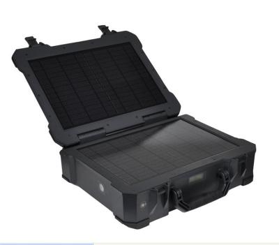 China Flashlight Waterproof Portable UPS Battery Solar Power Generator For Home Use 16AH for sale