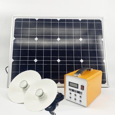 China Wholesale Price 10w 20w 50w 80W Complete Solar Power Home Kit Supplies China Manufacture Camping For Canada Lighting for sale