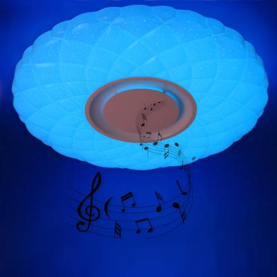 China Lighting Functions Amazon Hit Study Modern Indoor Color Changing BT Music Light Adjustable Smart Ceiling Lamp for sale