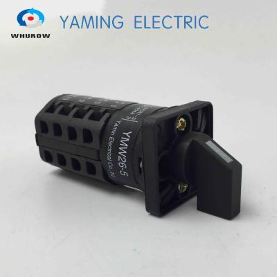 China Universal Control YMW26-5/4 Motor Rotary Switch 3 Position 16 Poles 16 Terminals Changeover Cam Switch for sale