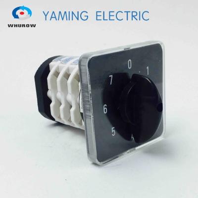 China Electric Rotary Switch YMZ12 Series 25A Series Change Transfer Switch Motor Cam Selector Operation Main Switch Manual for sale