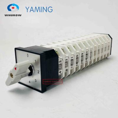 China Circuit Control Rotary Switch LW12-16/12 Cam Switch Selector Changeover Rotary Switch 0-4 Position 16A Terminals 16A Power Electrical Nodes 48 for sale