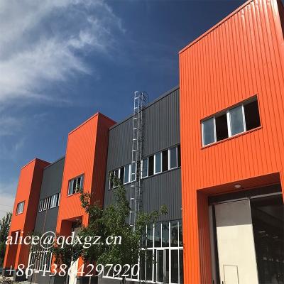 China Steel Prefab Steel Frame Structural Steel Buildings Metal Warehouse Workshop Shed Construction for sale