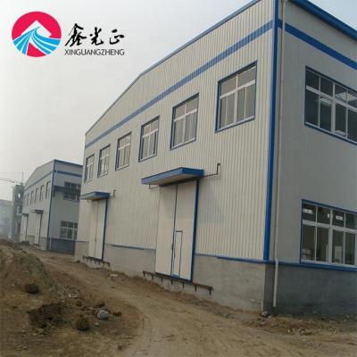 China Steel Workshop Gable Frame Light Metal Building Prefab Industrial Steel Structure Warehouse Building for sale