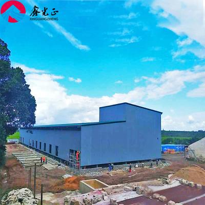 China Long Service Life Industrial Prefab Metal Construction Steel Structure Workshop Building for sale