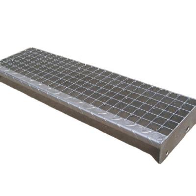 China Traditional Galvanized Steel Ladder Steps Heavy Duty Steel Ladder Flat Bar Steel Grating for sale