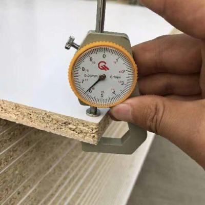 China 16mm Modern High Gloss 18mm Warm White Melamine Coated Chipboard Chipboard Board for sale