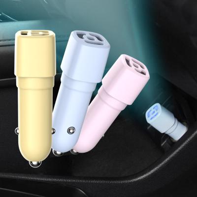 China 2021 New Clean Air Technology Custom Best Vehicle 12V Intelligent Negative Ion Air Cleaner Ionizer Mini Car Air Purifiers for sale