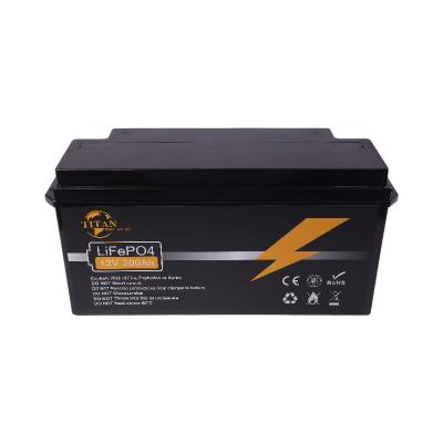 China Best quality and low price even light multi function lithium iron phosphate battery 12V 200Ah L483*M170*T240mm for sale