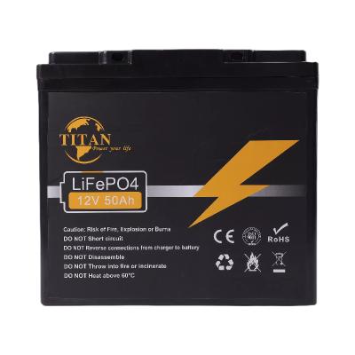 China Customized Rechargeable Solar Lifepo4 Liion Li Ion 6V 24V 48V 12v 50Ah Lifepo4 Battery Solar Pack 50Ah (Standard 0.5C Charge & 0.5C Discharge) for sale