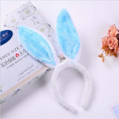 China European and American Style Party Supplies Halloween Easter Plush Bunny Headband with Long Radishes Easter Bunny Rabbit Ear Headband Fur Headbands for sale