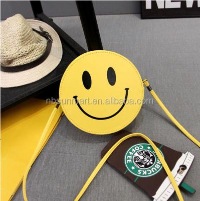 China New Fashion Shoulder Bag Face PU Bag/Lady Smiling Casual Shoulder Messenger Bag /Cute Mini Bag for sale