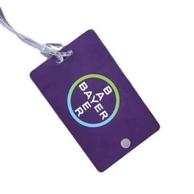 China Custom PVC Travel Baggage Tag Baggage ID Labels ID Tag For Bag Suitcase Name Sticker for sale