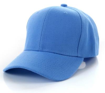 China breathable & Promotional Polyester Cotton Baseball Cap Volunteer Hat Waterproof Stocked Traveling Hat for sale