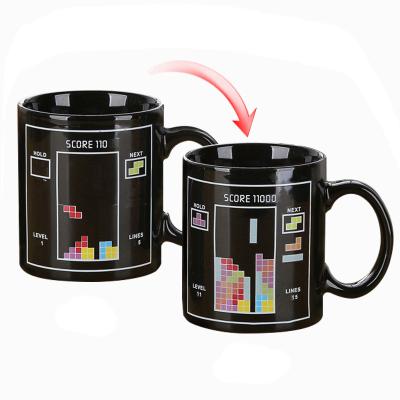 China Sustainable Customized Ceramic Coffee Mugs Color Changing Mugs for sale