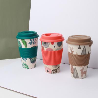 China Sustainable Environmentally Friendly And Degradable Bamboo Fiber Coffee Mug With Customizable Design And LOGO for sale