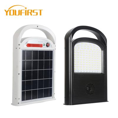 China Outdoor USB Garden Music Energy Saving Portable Charging Outdoor ip65 50w ABS Led Solar Flood Light for sale