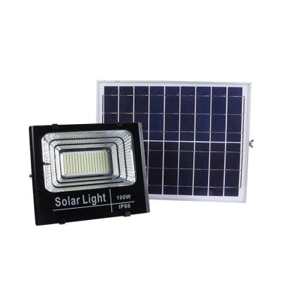 China Long Working Time 2021 New Model IP65 Smart Waterproof Outdoor 40watt 60watt 100watt 200watt Led Solar Flood Light for sale