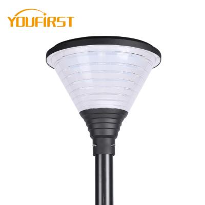 China Morden Long Life ABS Park Yard Outdoor Waterproof Aluminum 20w Road Led Solar Garden Light for sale