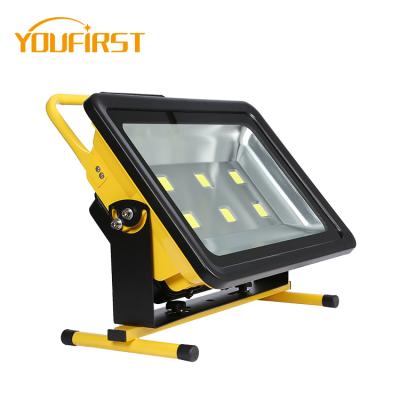 China Car camping/construction/emergency/cob aluminum Ip65 200 300 backyard high efficiency park/stadium 400 watt rechargeable led flood lamp for sale