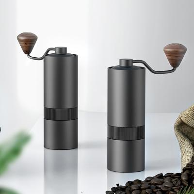 China Hot Selling Stainless Steel Burr Drip Espresso Manual Coffee Conical Grinder Viable With Adjustable Coarseness for sale