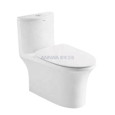 China Modern and classic ceramic concealed cistern water closet with soft-closed seat for sale