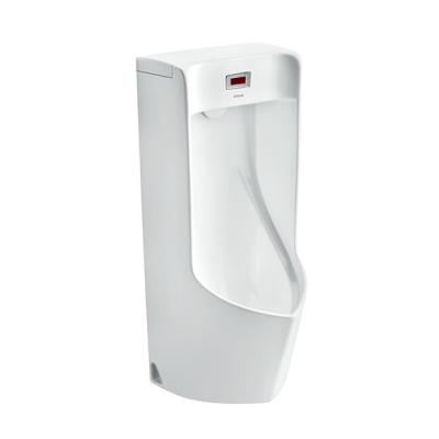 China Hot Sale China Foshan Ceramic Standing Urinal Water Saving Sensor Urinal Integrated Design For Man for sale