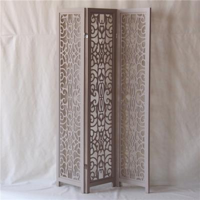 China Europe Wood Framed Folding Decorative Wooden Straightening Screen Room Divider Interior Screen Partition for sale