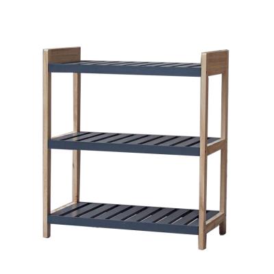 China Sustainable Supply Rack Plant Wooden Shelf Unit, Wooden Storage Shelf, Wooden Shoe Rack For Bedroom for sale