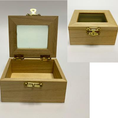 China China Pine Wood Wooden Gift Box Storage Box Customize Printing Jewelry Tool Craft for sale