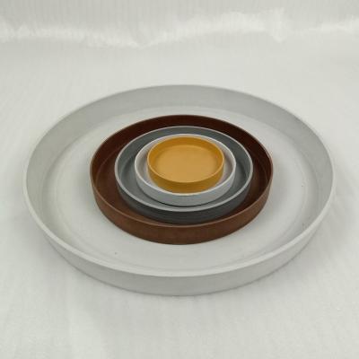 China light & hot sale durable recycled plastic planter saucers garden pot Tray Plant Saucer for sale