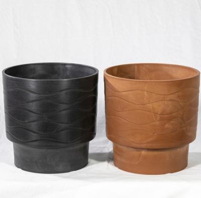 China light & durable high quality 2 pcs set garden terracotta flower pots flower planters for sale