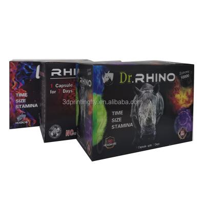 China Recyclable Rhinoceros 7&69 Series 3D Factory Sex Pills Sex Pills Men Enhancement Crazy Effect Sex Pills Plastic Paper Box Packaging for sale