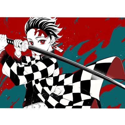 China Custom One Piece Japan 3d Flip Lenticular Anime Poster Printing 3d Picture for sale